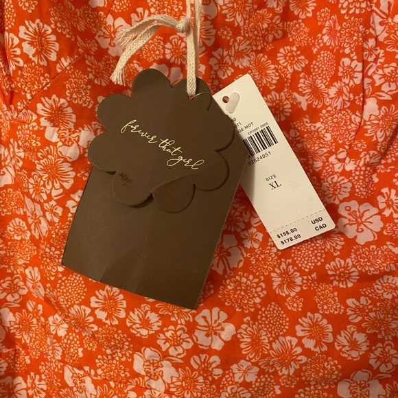 NWT ANTHROPOLOGIE FLORAL PUFF SLEEVE MINI DRESS XL - Picture 3 of 5